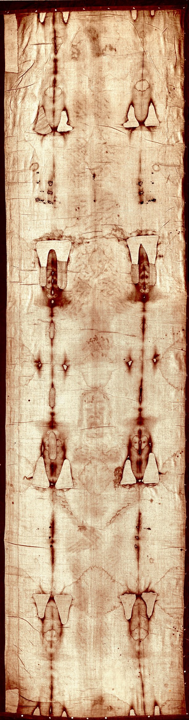 The Shroud of Turin (image credits: wikimedia)