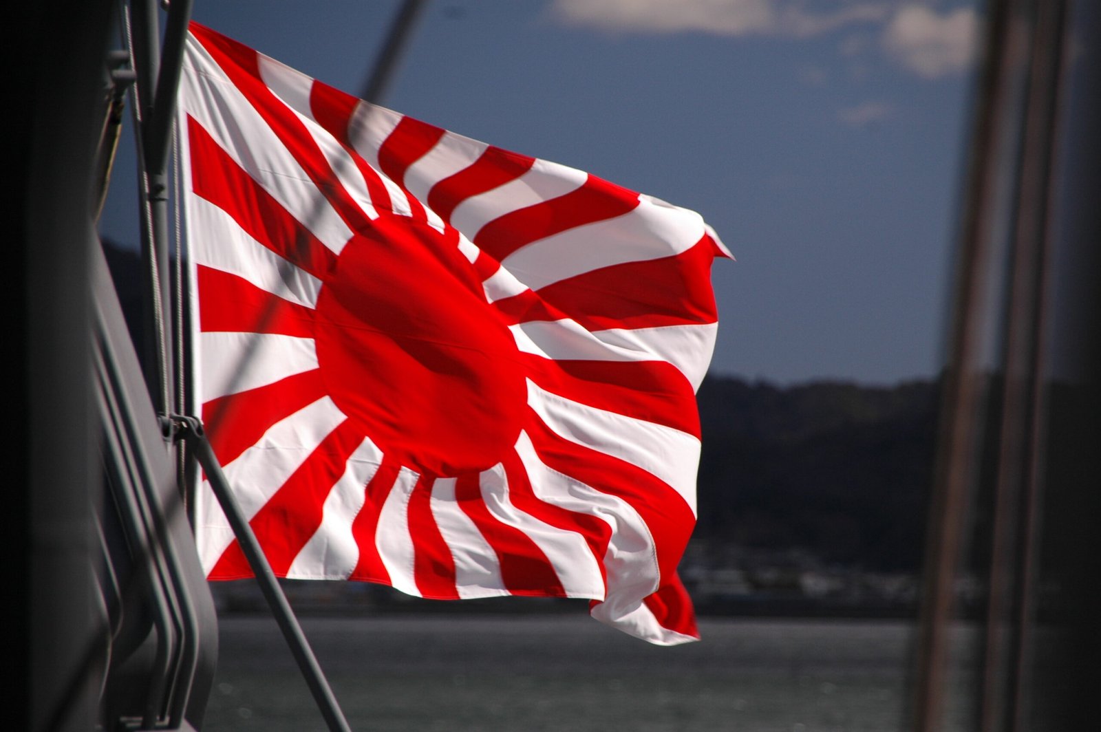 The Rising Sun Flag (image credits: wikimedia)