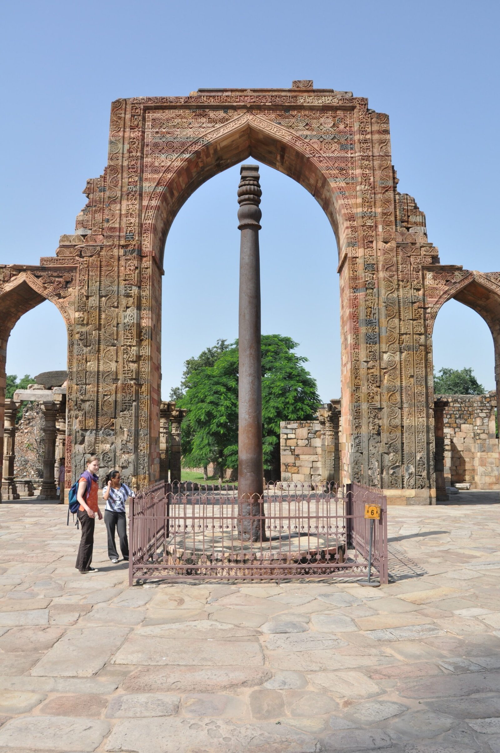 Indian Iron Pillar of Delhi (~400 CE) (image credits: wikimedia)