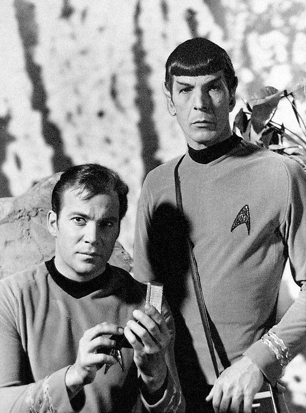 Captain Kirk & Spock (Star Trek) (image credits: wikimedia)