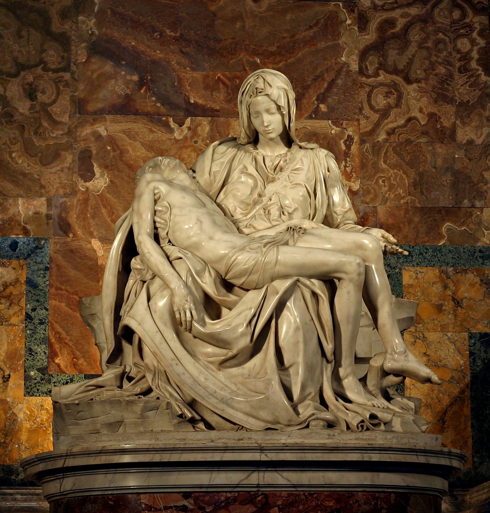 The Pietà by Michelangelo (Italy) (image credits: wikimedia)