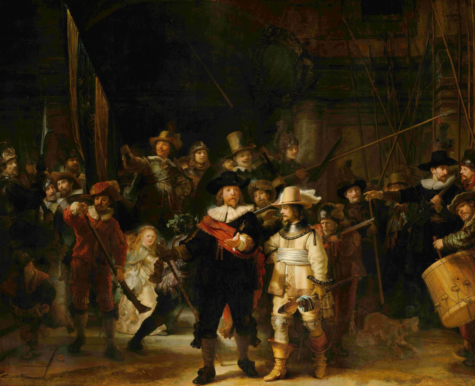 The Night Watch by Rembrandt (1642) (image credits: wikimedia)