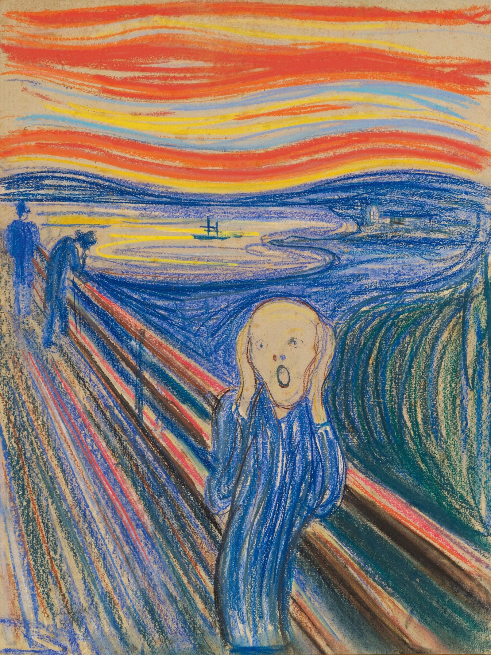 The Scream by Edvard Munch (1893) (image credits: wikimedia)