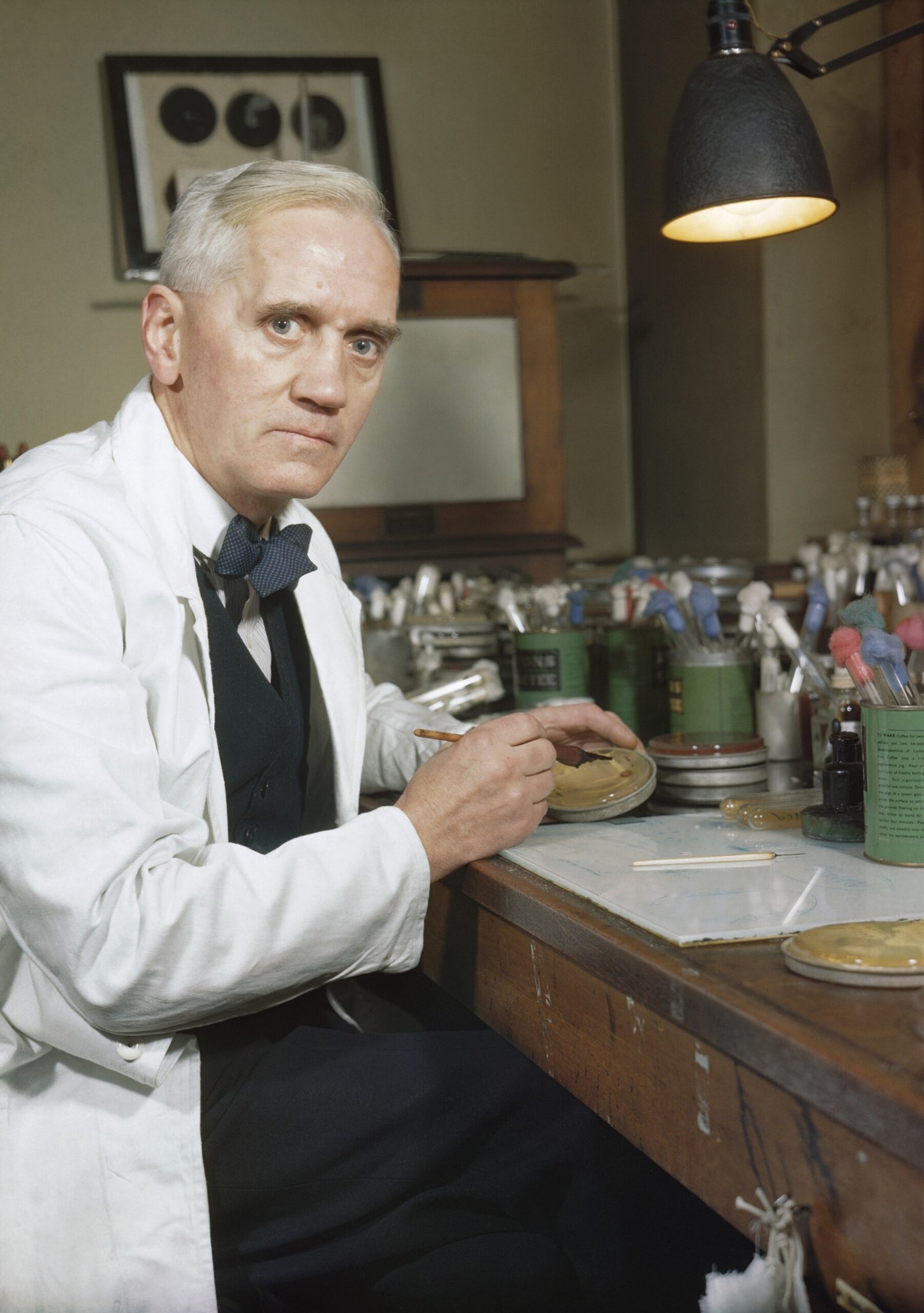 Penicillin – Alexander Fleming (1928) (image credits: wikimedia)