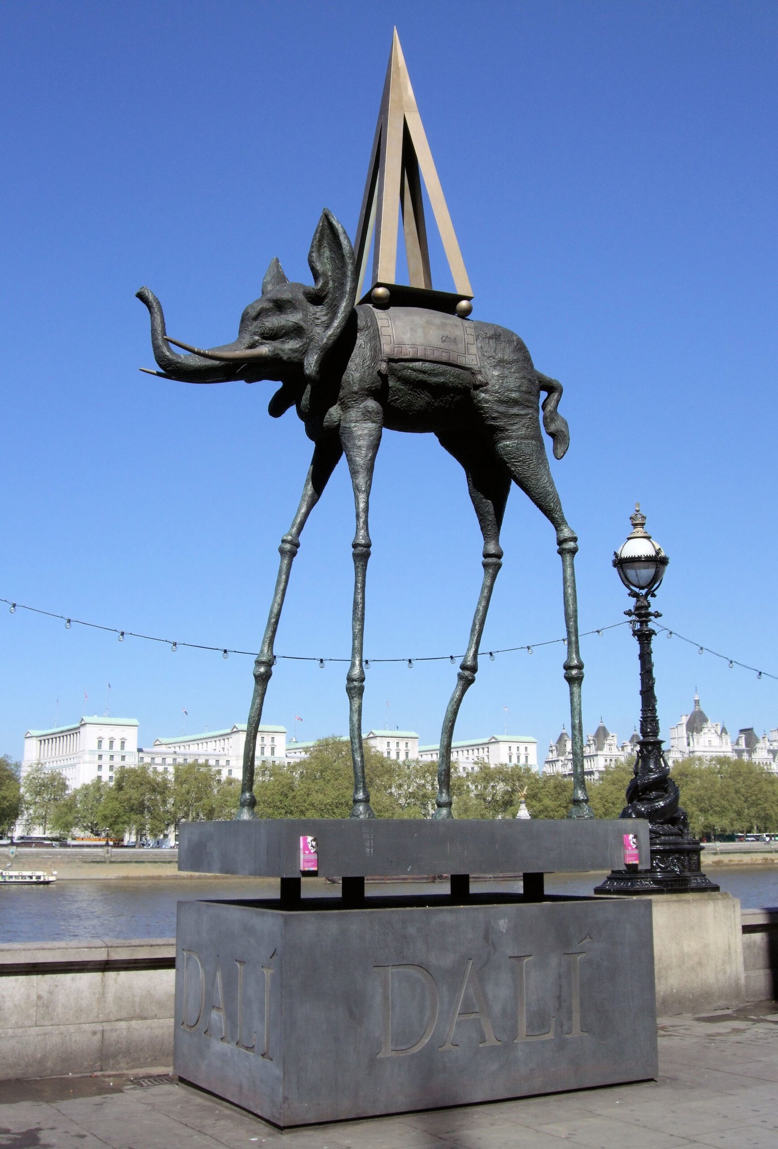 The Elephants – Salvador Dalí (image credits: wikimedia)