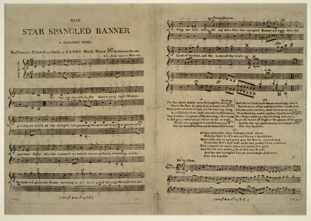 The Star-Spangled Banner: Born from Battle (image credits: wikimedia)