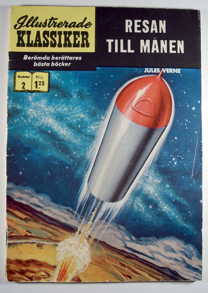 9. From the Earth to the Moon by Jules Verne (image credits: flickr)