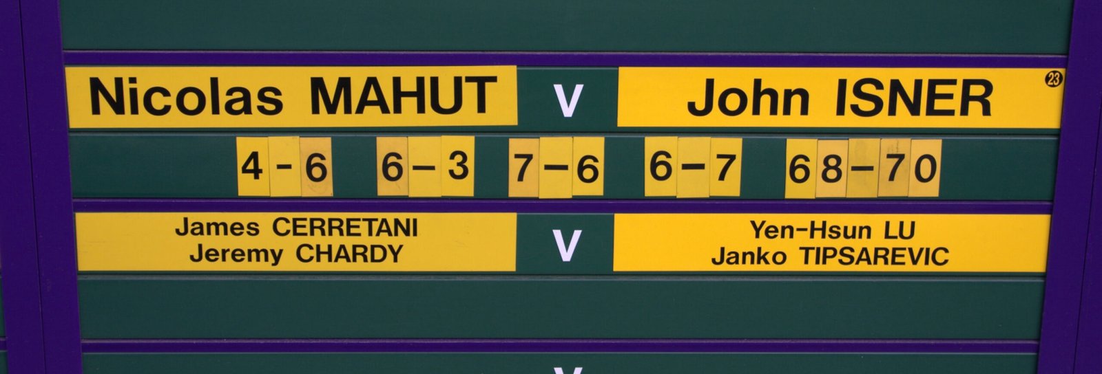 The Longest Journey: Isner vs Mahut 2010 Wimbledon (image credits: wikimedia)