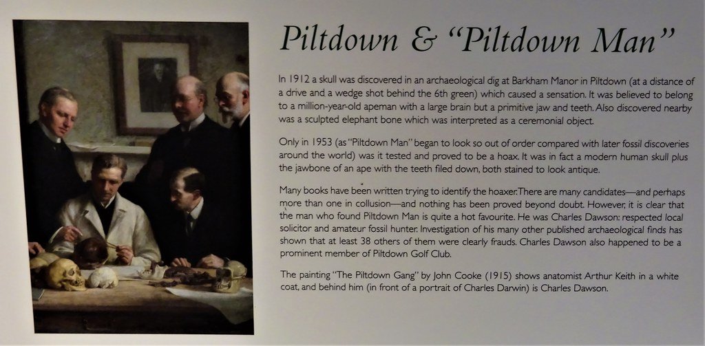 15. The Piltdown Man (image credits: flickr)