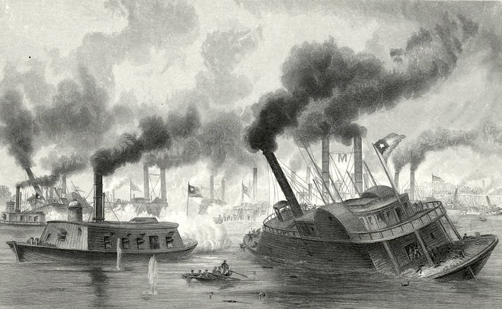 The River War: Battle of Memphis (1862) (image credits: wikimedia)