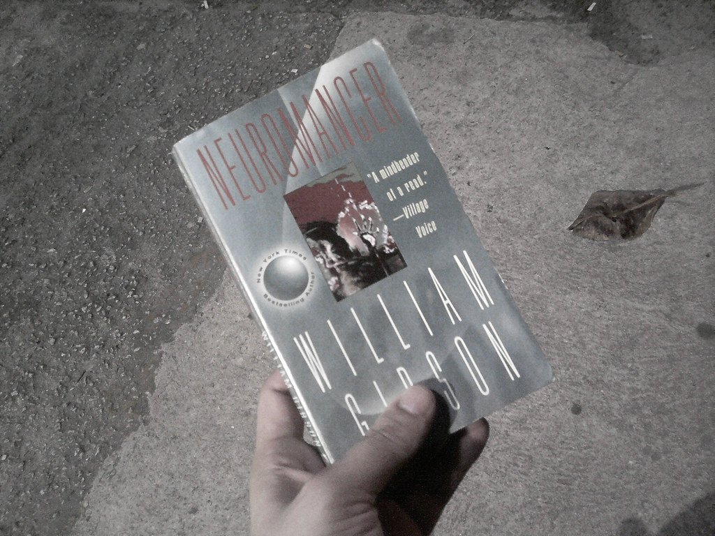 “Neuromancer” by William Gibson (1984) (image credits: flickr)