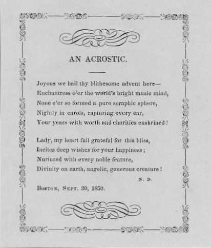 Acrostics and First-Letter Codes (image credits: wikimedia)