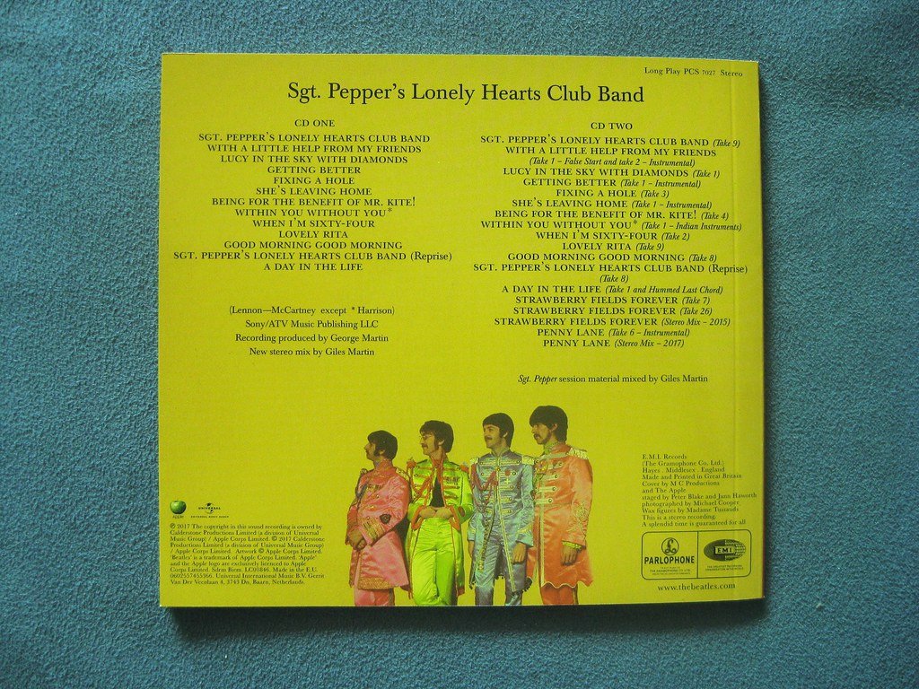 The Beatles – “Sgt. Pepper’s Lonely Hearts Club Band” (1967) (image credits: flickr)