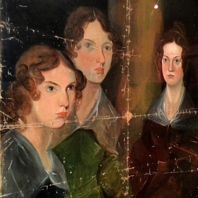 The Brontë Sisters as Currer, Ellis, and Acton Bell (image credits: flickr)