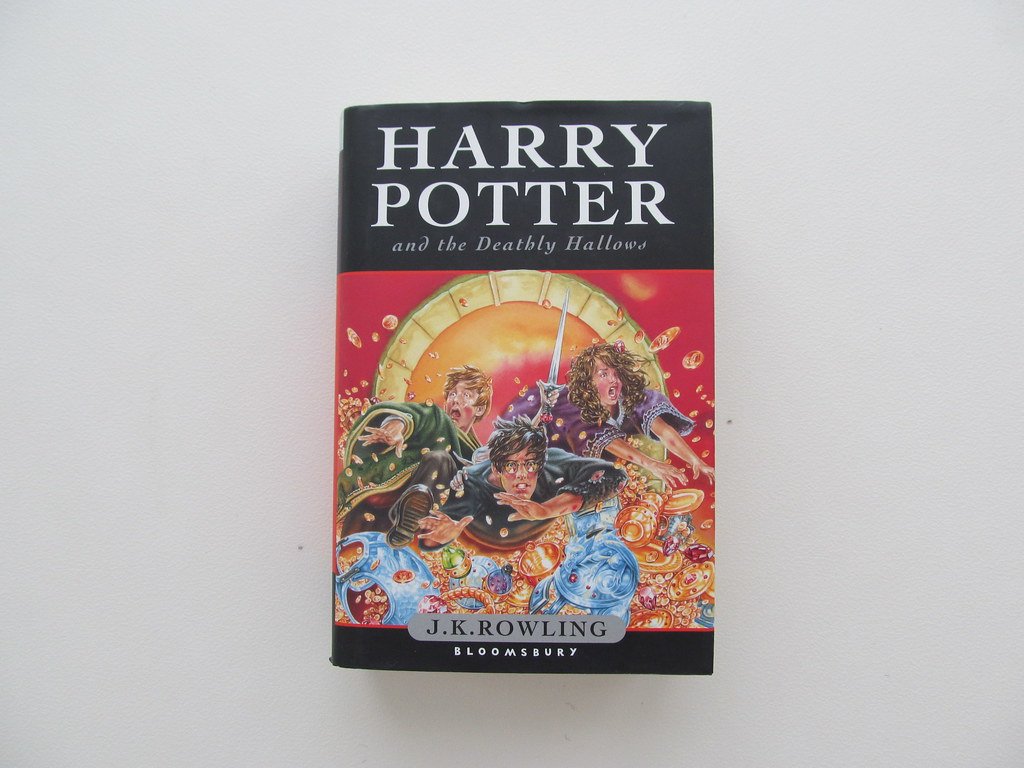 2. “Harry Potter and the Deathly Hallows” by J.K. Rowling (image credits: flickr)