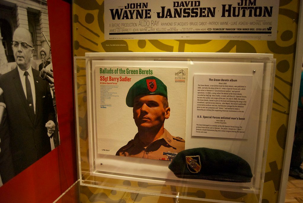 “Ballad of the Green Berets” – Vietnam War (image credits: flickr)