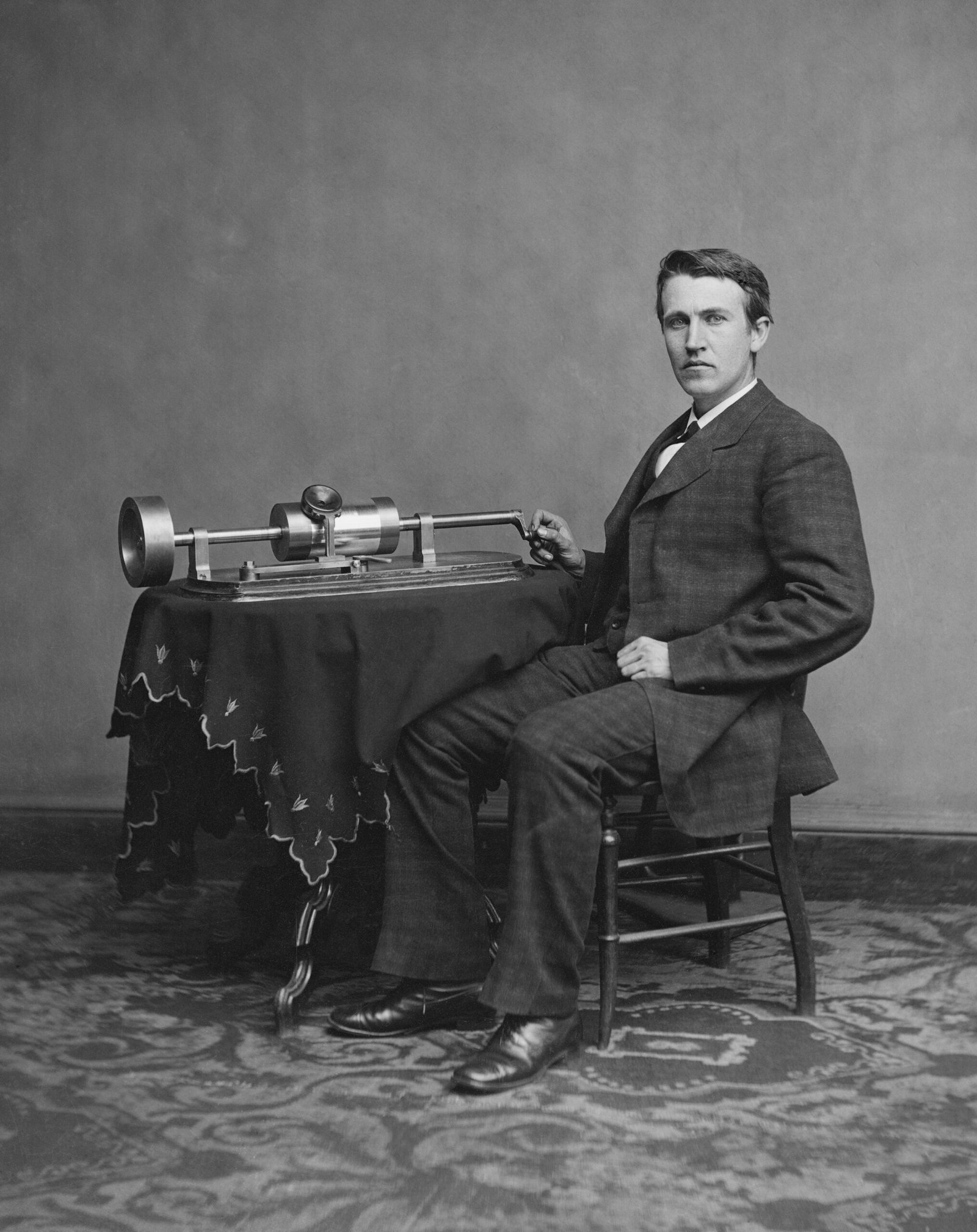 The Birth of Recorded Music (1877) (image credits: wikimedia)