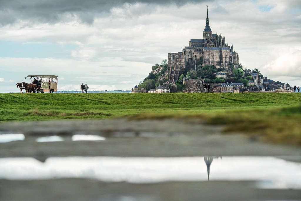 Mont Saint-Michel and “Tangled’s” Kingdom of Corona (image credits: flickr)