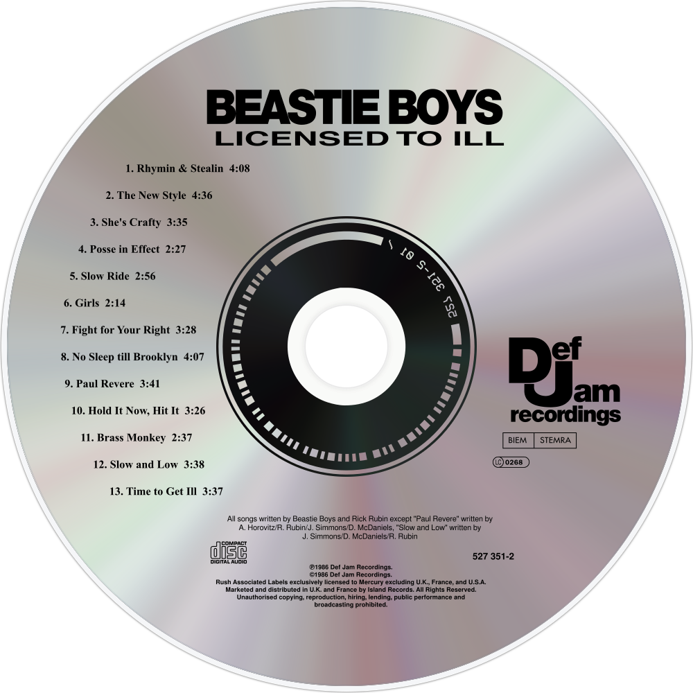 Beastie Boys – Licensed to Ill (1986) (image credits: wikimedia)