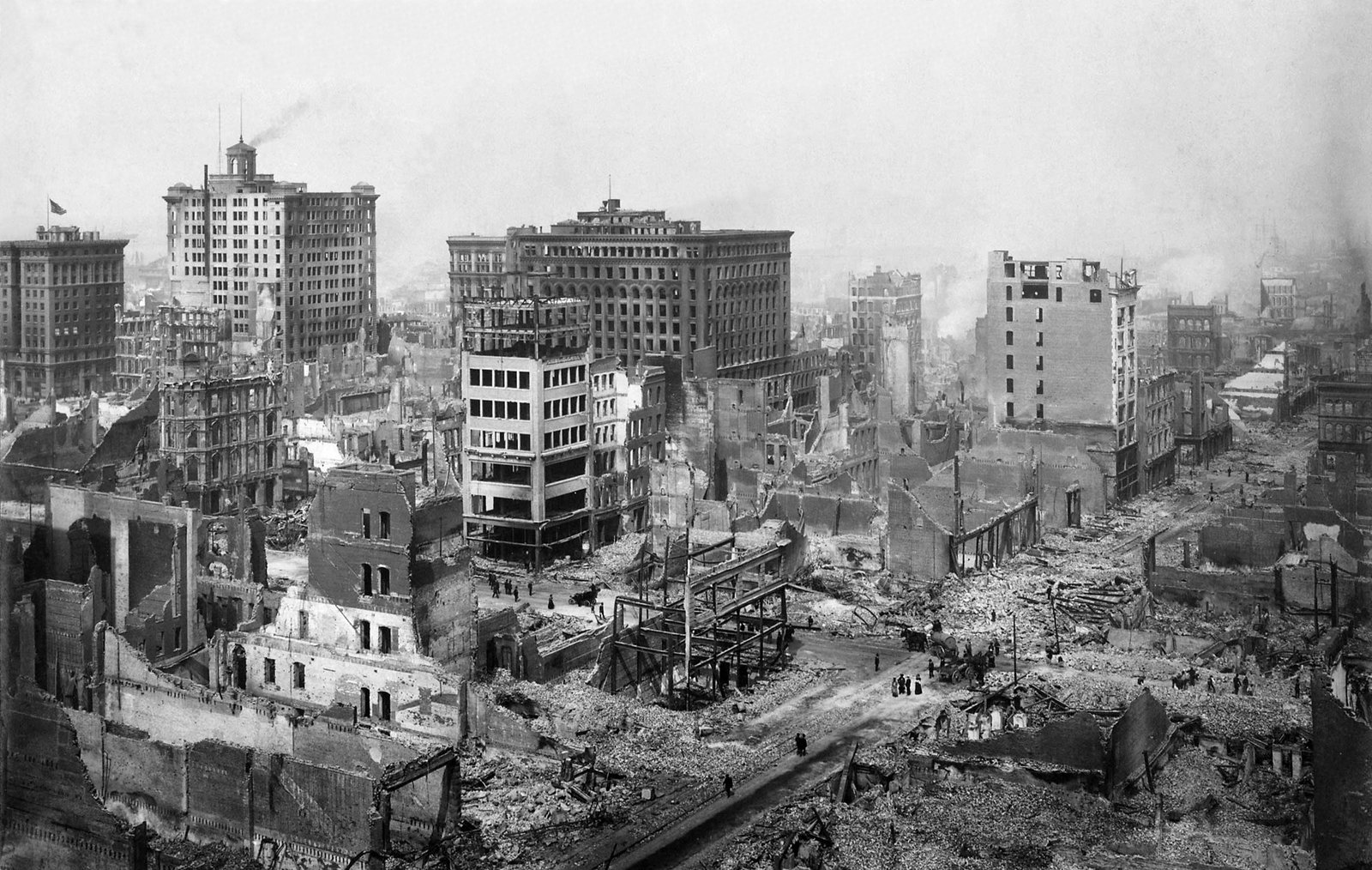 The Great San Francisco Earthquake (1906) (image credits: wikimedia)