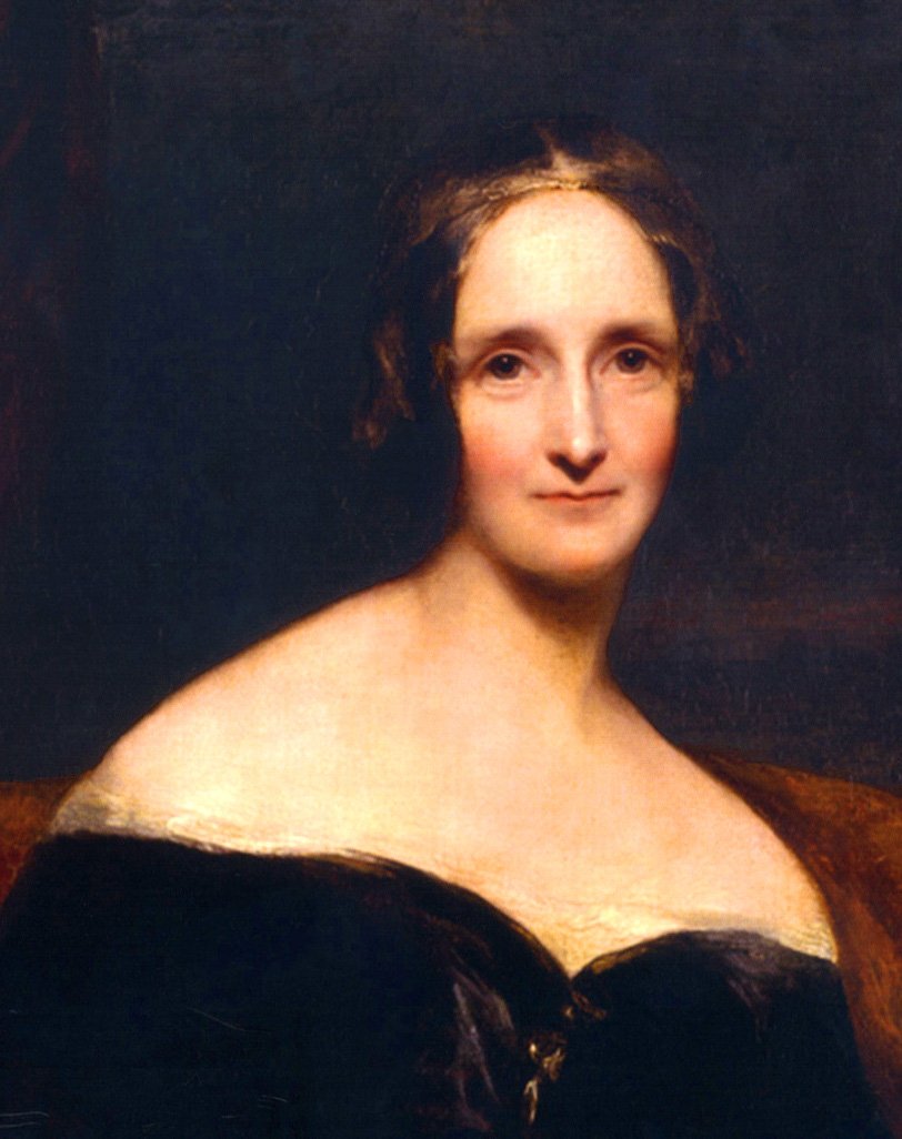 2. Mary Shelley (image credits: wikimedia)