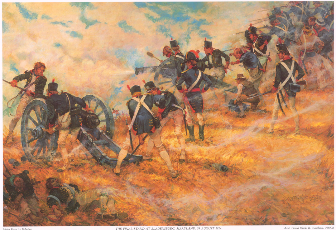 The Battle of Bladensburg: The Burning of Washington (image credits: wikimedia)