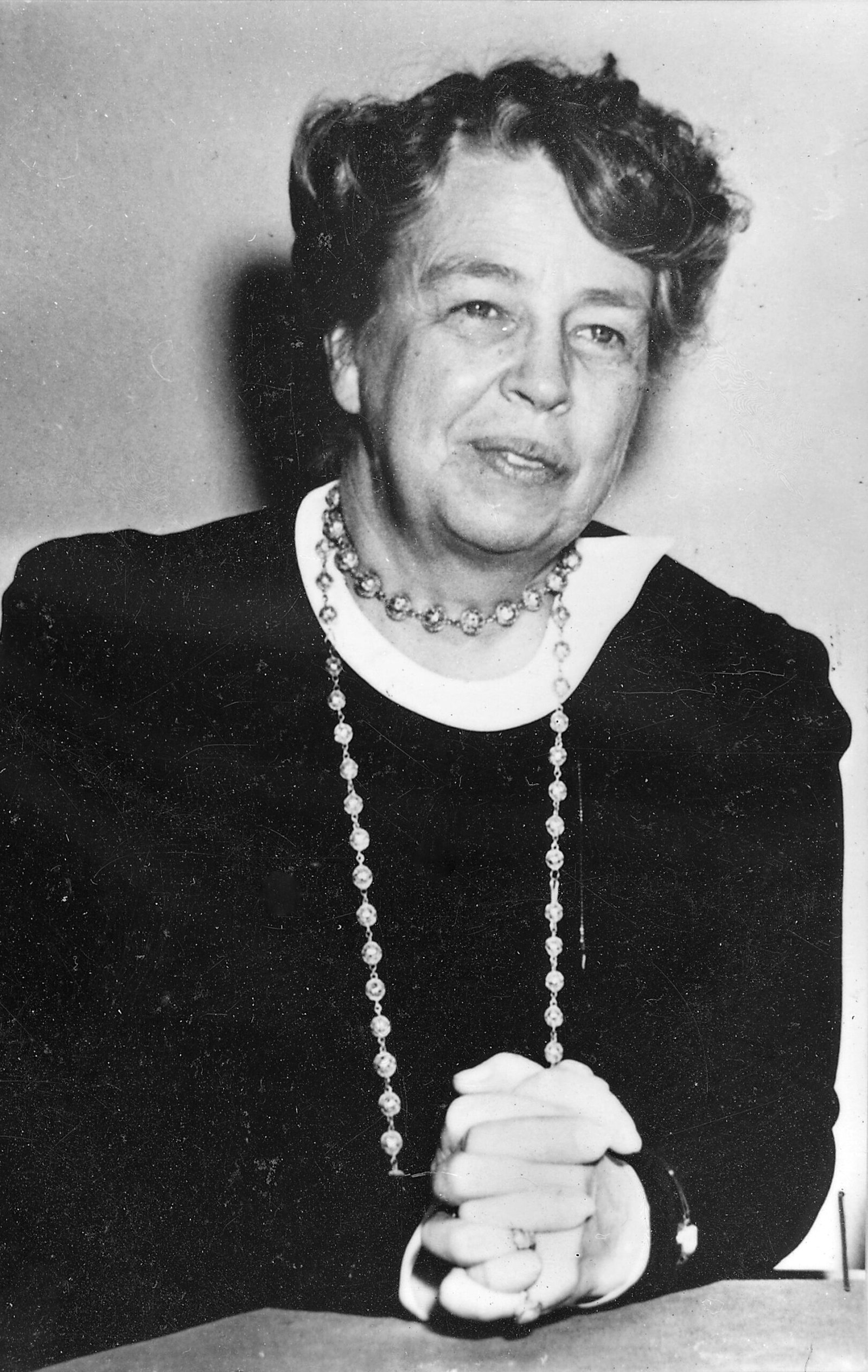 Eleanor Roosevelt’s Draft on the Universal Declaration of Human Rights (image credits: wikimedia)