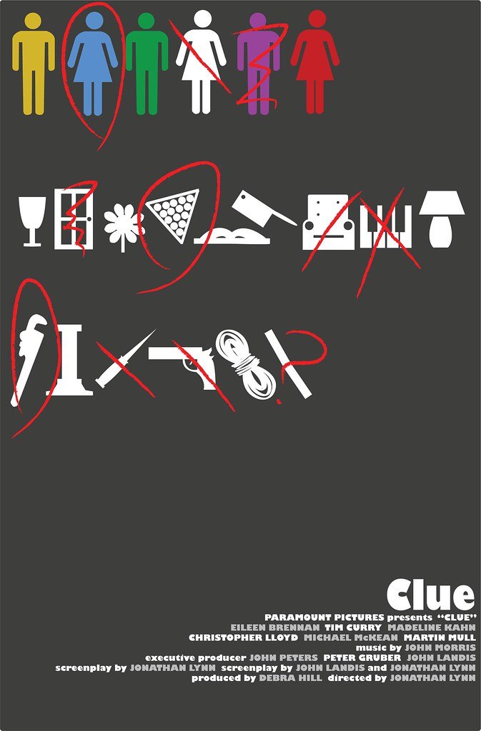 Clue - Multiple Endings Led to Singular Confusion (image credits: flickr)
