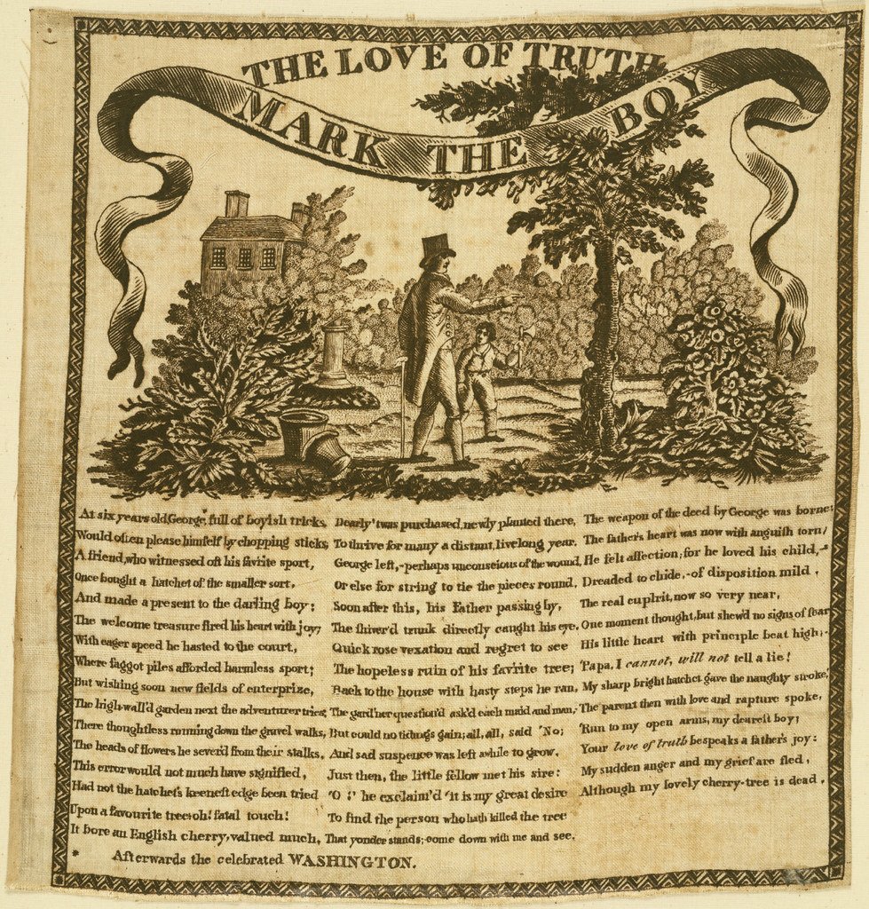 George Washington and the Cherry Tree: A Fabricated Virtue (image credits: flickr)