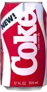New Coke Formula Fiasco (image credits: wikimedia)