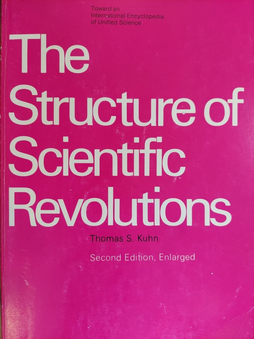 The Structure of Scientific Revolutions by Thomas S. Kuhn (image credits: By Thomas Kuhn, Public domain, https://commons.wikimedia.org/w/index.php?curid=122383256)