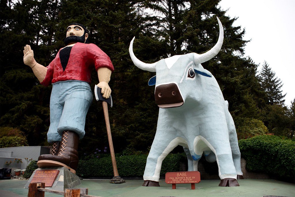 Paul Bunyan’s Unexpected Origins (image credits: flickr)