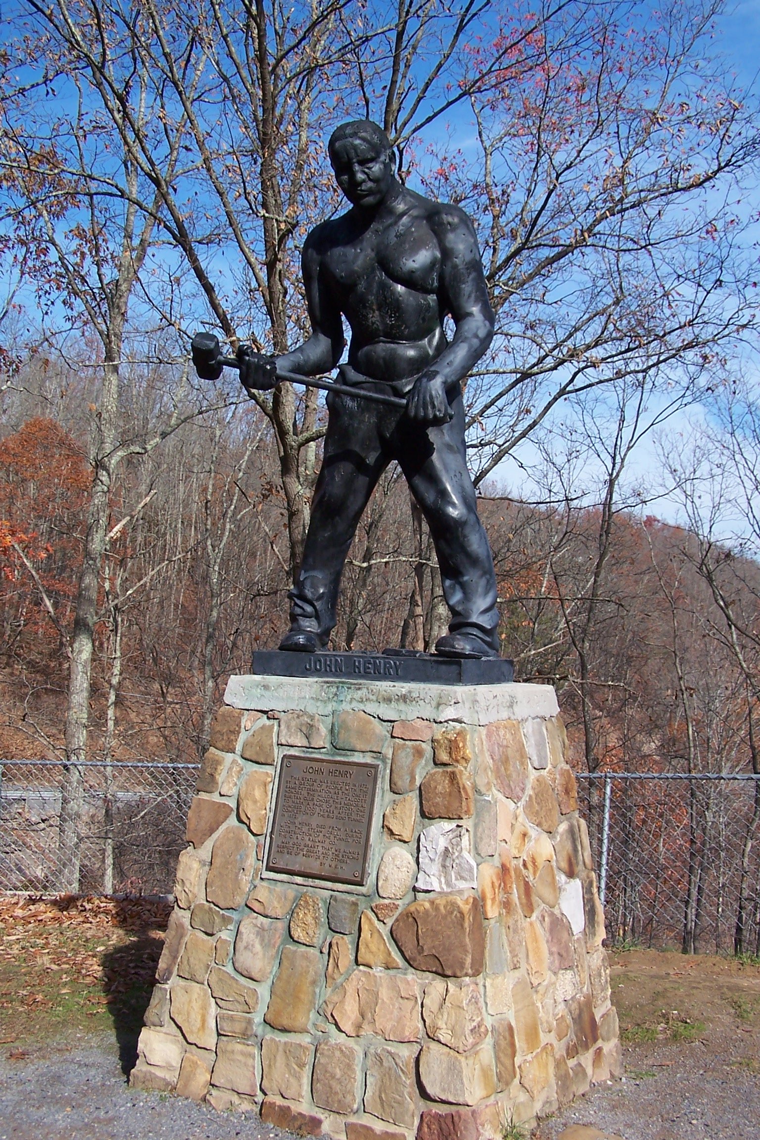 John Henry and the Price of Progress (image credits: John Henry Statue, CC BY 2.0, https://commons.wikimedia.org/w/index.php?curid=6045432)