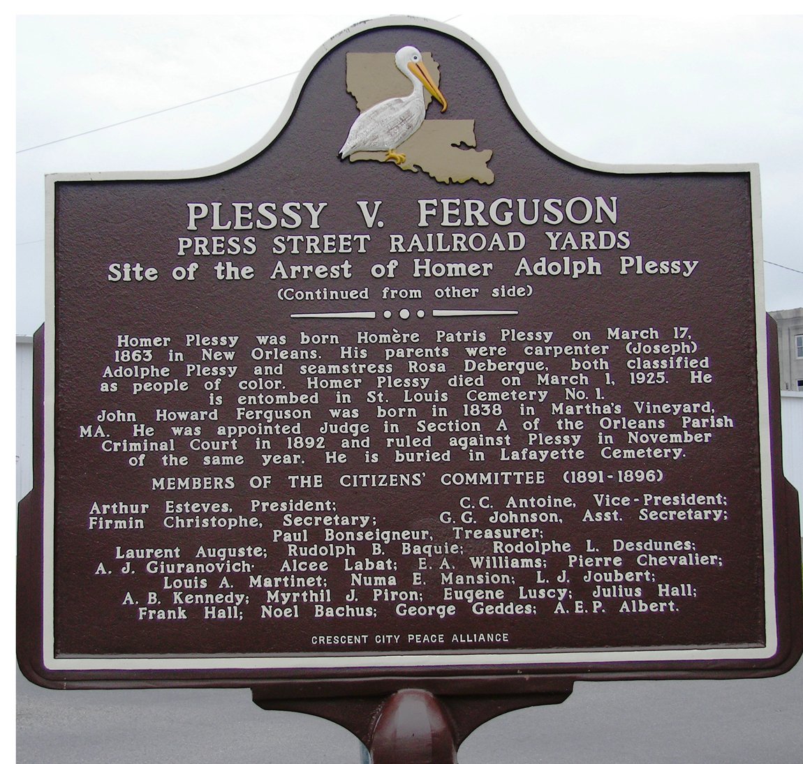 Plessy v. Ferguson: The Origins of “Separate but Equal” (image credits: wikimedia)