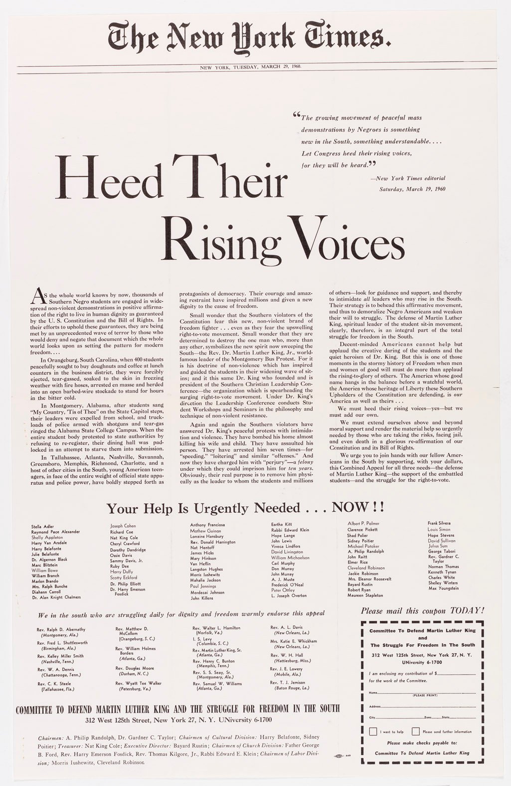 New York Times v. Sullivan: Protecting the Press (image credits: This tag does not indicate the copyright status of the attached work. A normal copyright tag is still required. See Commons:Licensing., Public domain, https://commons.wikimedia.org/w/index.php?curid=47923887)
