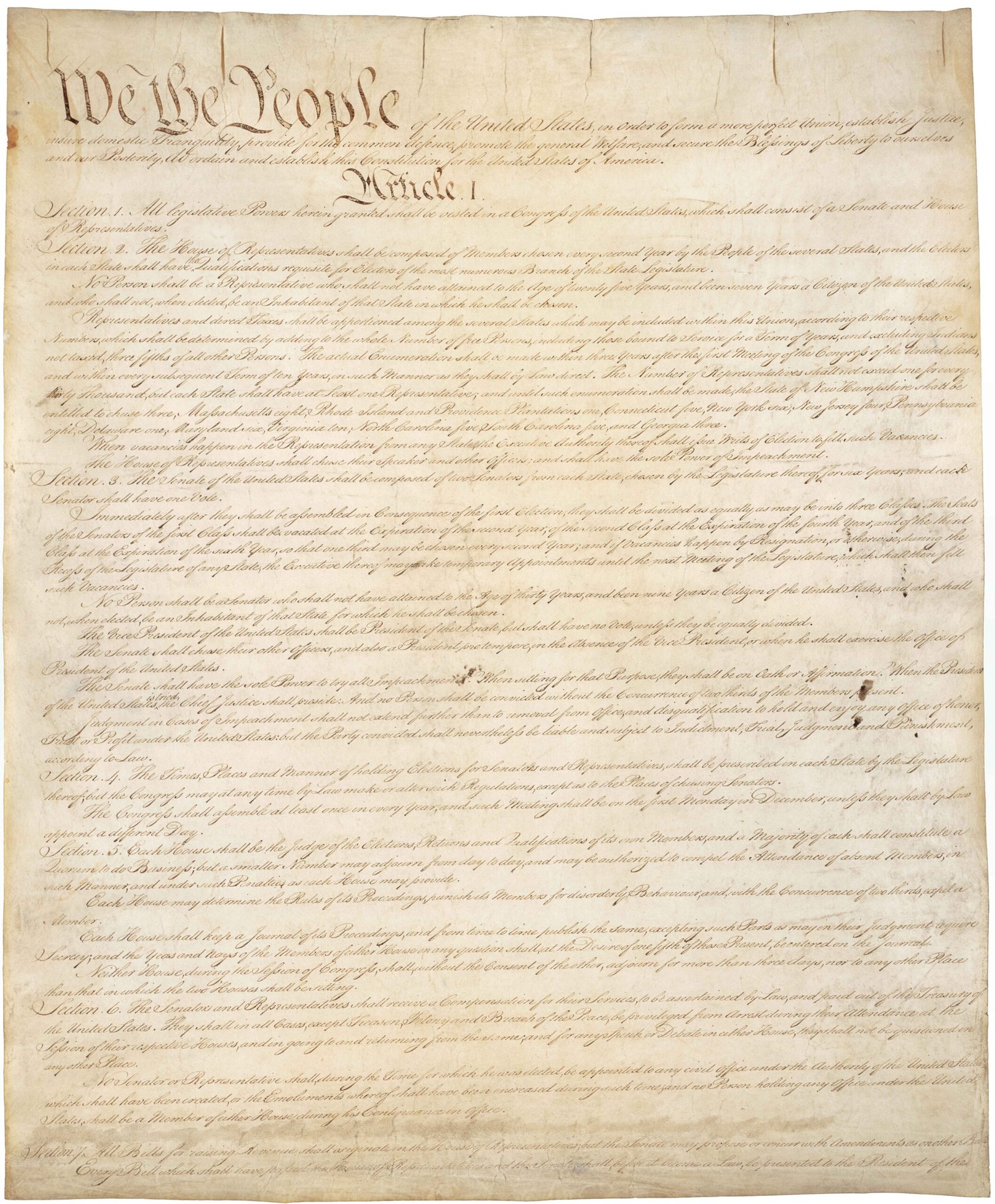 The Silence on Religion in the Constitution (image credits: U.S. National Archives and Records Administration, Public domain, https://commons.wikimedia.org/w/index.php?curid=15795309)