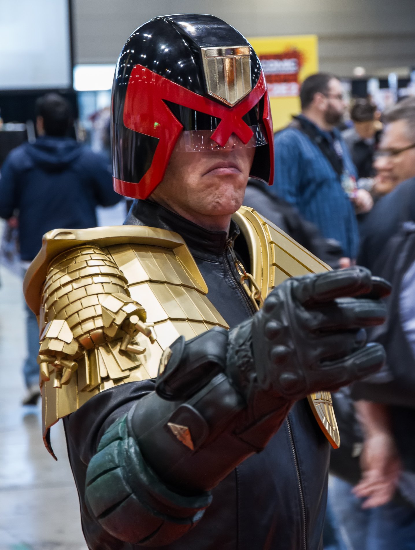 Judge Dredd and Police Militarization Debates (image credits: By Chris Favero, CC BY-SA 2.0, https://commons.wikimedia.org/w/index.php?curid=32760328)
