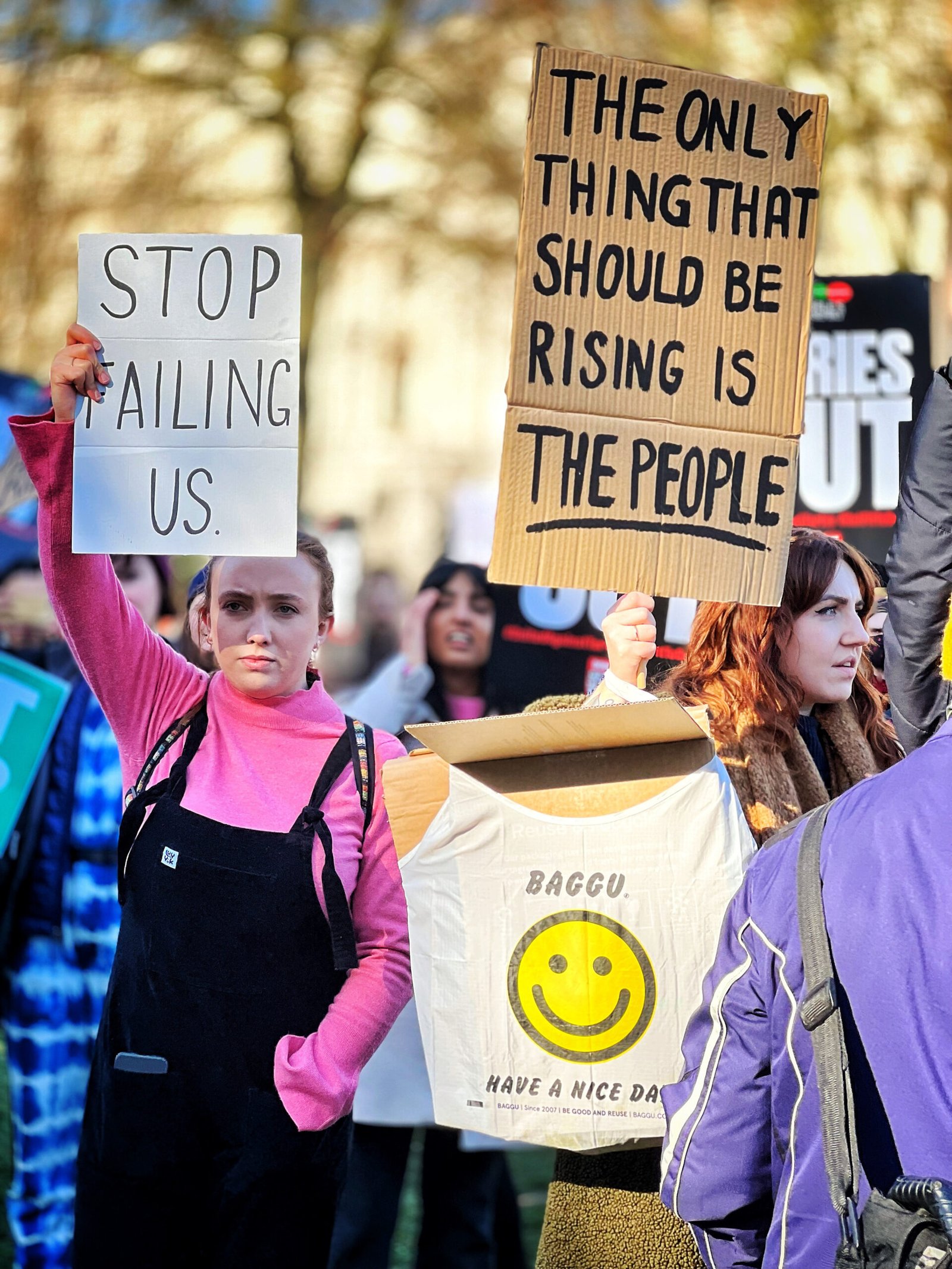 Long-Term Wage Stagnation and Economic Insecurity (image credits: Cost of Living Protests - 004, CC0, https://commons.wikimedia.org/w/index.php?curid=115243436)