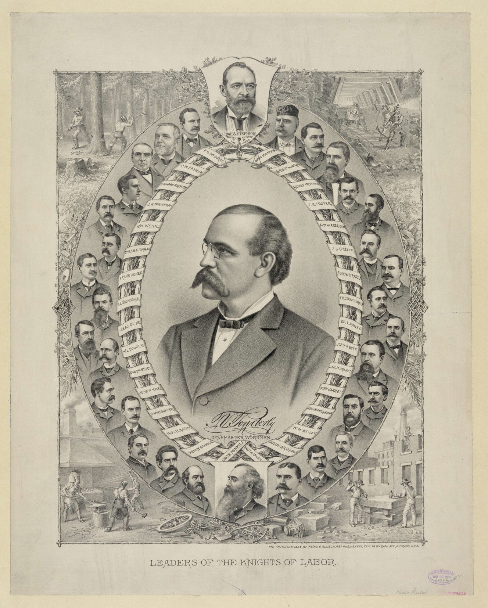 The Knights of Labor’s Secret Unionizing (image credits: Library of Congress

Catalog: http://lccn.loc.gov/2012648823
Image download: http://cdn.loc.gov/master/pnp/pga/01900/01926u.tif
Original url: https://www.loc.gov/pictures/item/2012648823/, Public domain, https://commons.wikimedia.org/w/index.php?curid=66363239)
