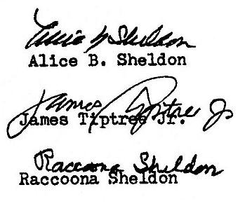 Women Pseudonyms in Sci-Fi Magazines (image credits: By Alice Sheldon, Public domain, https://commons.wikimedia.org/w/index.php?curid=8000923)