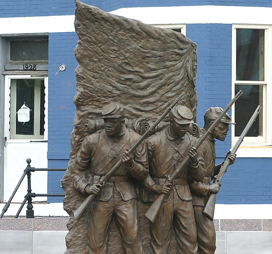 The 1863 New Orleans Black Brigade (image credits: flickr)
