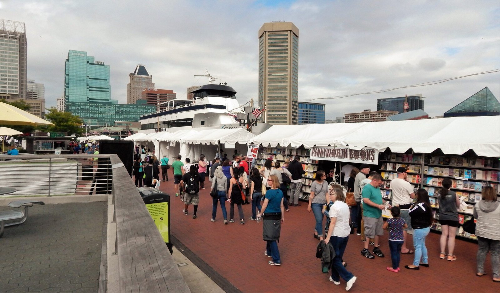 Literary Festivals and Public Appearances (image credits: Baltimore Book Festival 2015 DSCN7848, CC BY-SA 2.0, https://commons.wikimedia.org/w/index.php?curid=67986512)