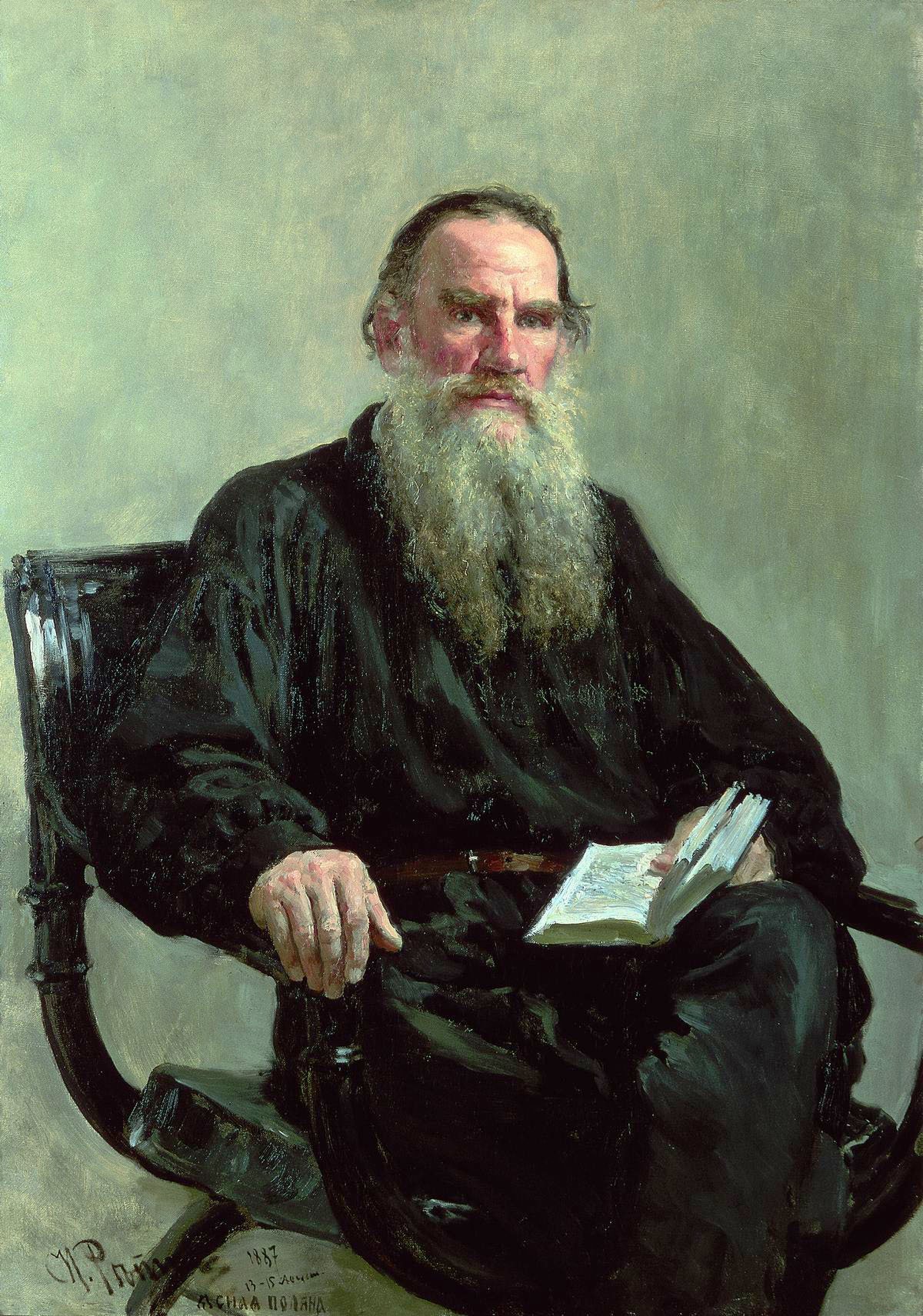 17. The Death of Ivan Ilyich (1886) by Leo Tolstoy (image credits: By Ilya Repin, Public domain, https://commons.wikimedia.org/w/index.php?curid=79385)