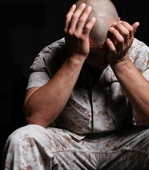 Poetry Therapy: Healing Invisible Wounds (image credits: Cropped from File:Ptsd Help.png which was uploaded from [1]. Original photograph is File:Battling PTSD (4949341330).jpg., Public domain, https://commons.wikimedia.org/w/index.php?curid=82102356)