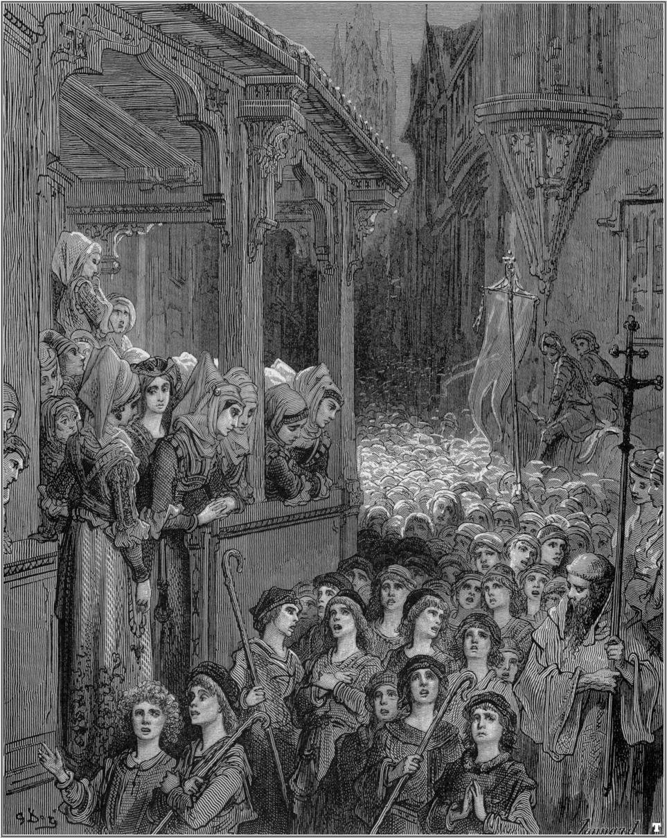 The Children's Crusade Connection (image credits: [1], Public domain, https://commons.wikimedia.org/w/index.php?curid=123910)