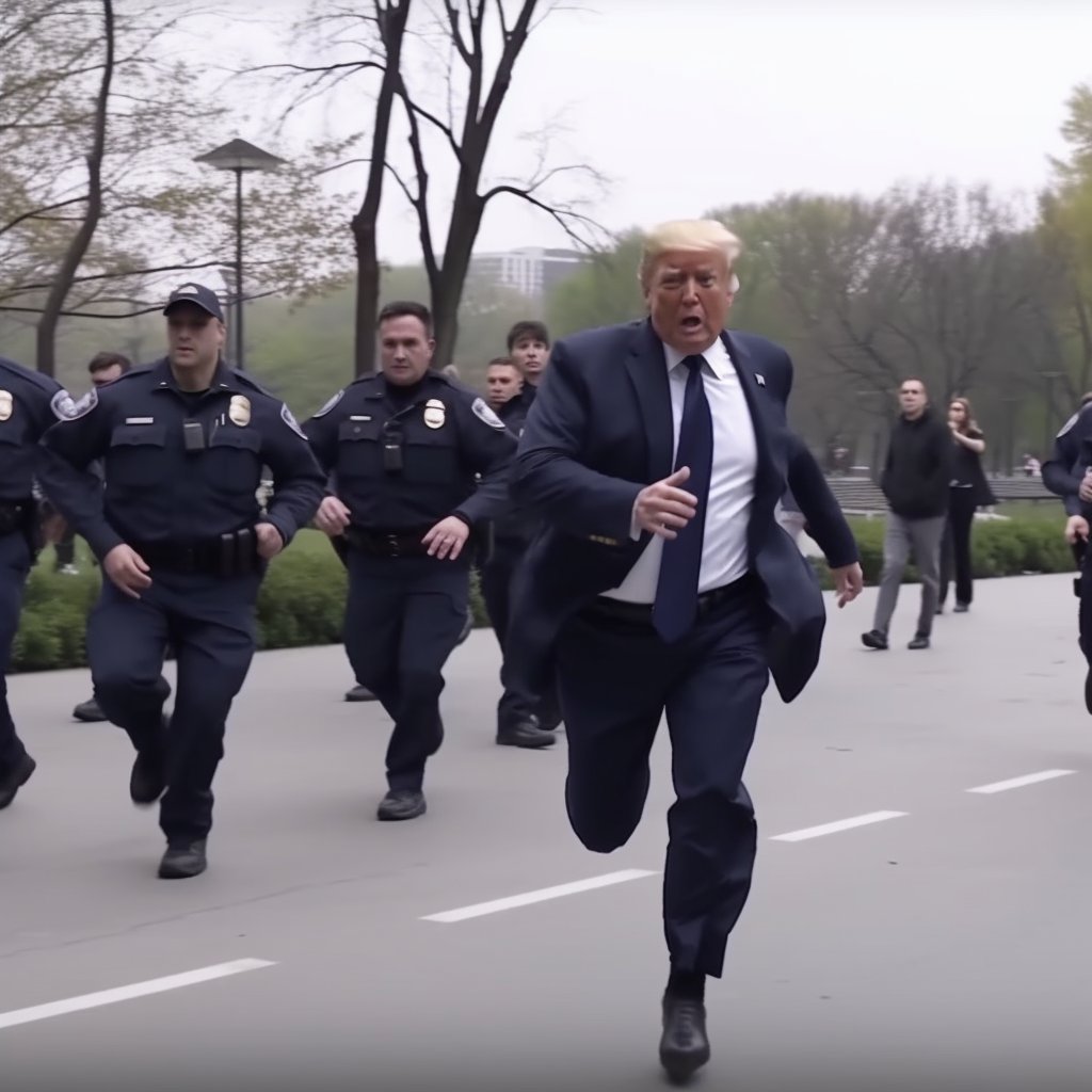 The Future of Satire in American Politics (image credits: By Midjourney

https://twitter.com/EliotHiggins/status/1638470303310389248
https://twitter.com/EliotHiggins/status/1637928006072307712, Public domain, https://commons.wikimedia.org/w/index.php?curid=129891133)