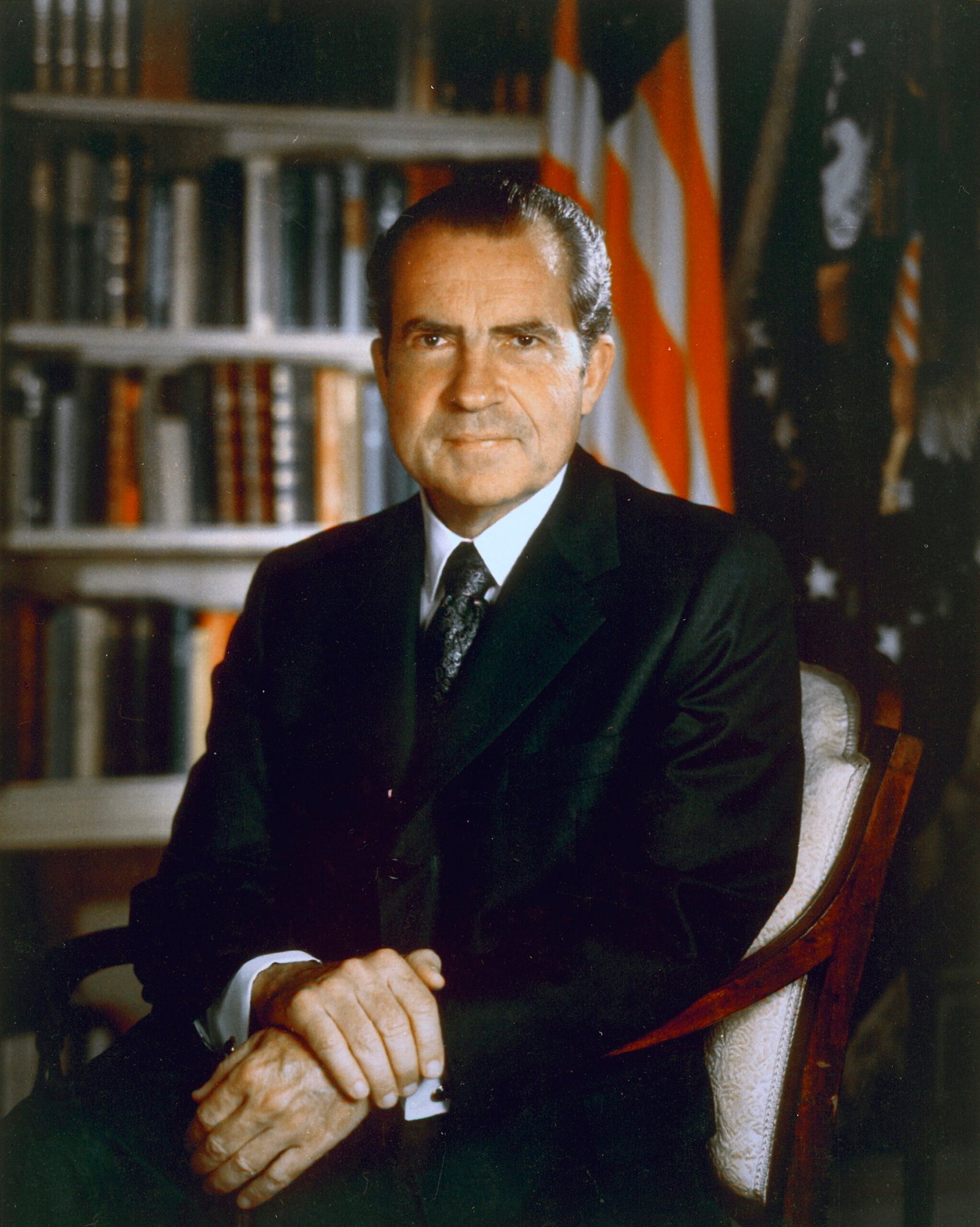 Nixon Had a Backup Speech for Lunar Disaster (image credits: By Oliver F. Atkins, Public domain, https://commons.wikimedia.org/w/index.php?curid=1588101)