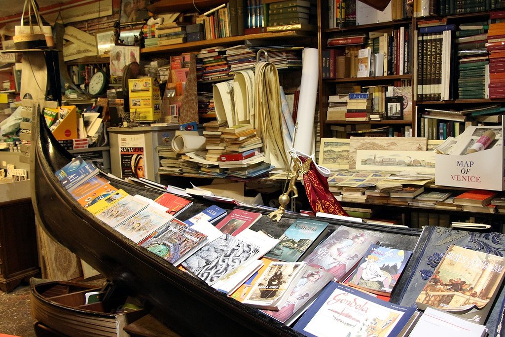 Venice's Floating Literary Ark (image credits: flickr)