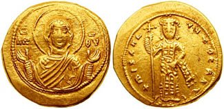 Emperor Michael VI Bringas - The Civilian Emperor (image credits: CNG coins, Public domain, https://commons.wikimedia.org/w/index.php?curid=14876987)