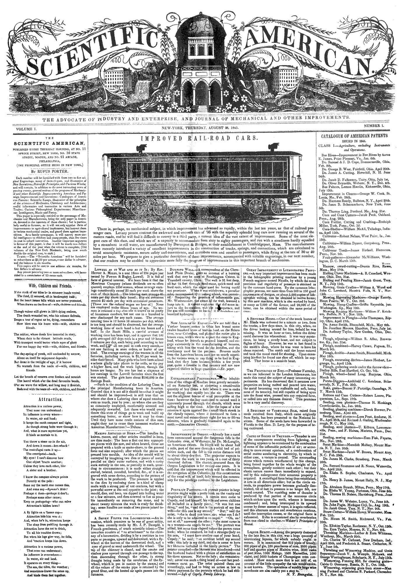 Scientific American: America's Publishing Pioneer (Image Credits: Wikimedia)